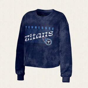 WEAR by Erin Andrews Tennessee Titans Navy Long Sleeve